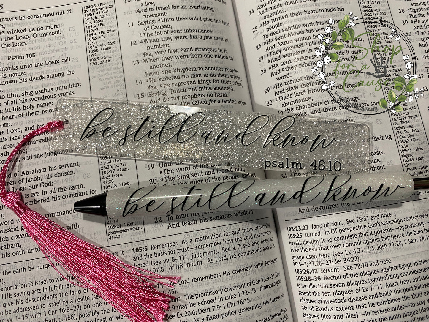 Bookmark and Pen Matching Set