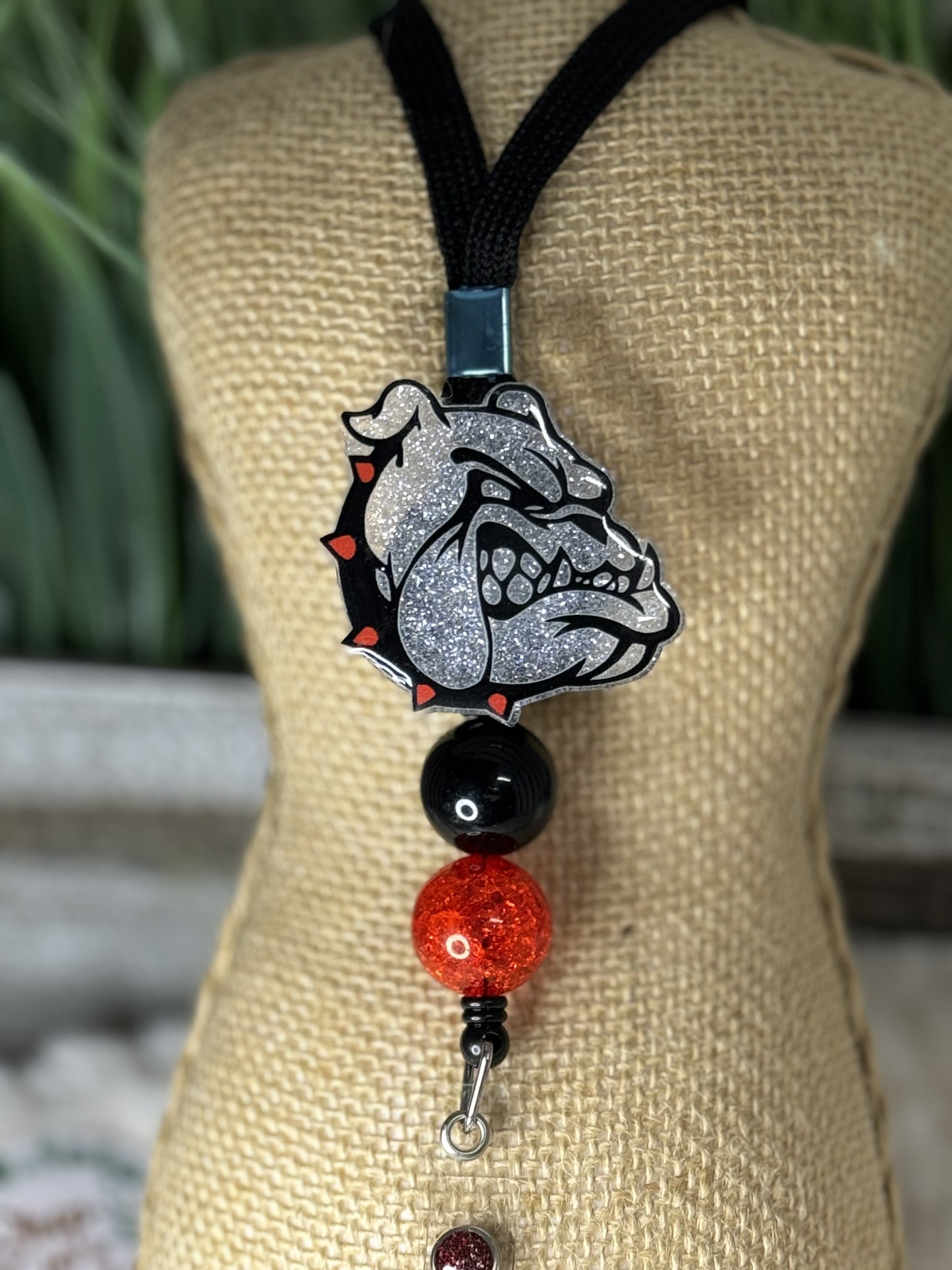 Bulldog Lanyard with Retractable Reel