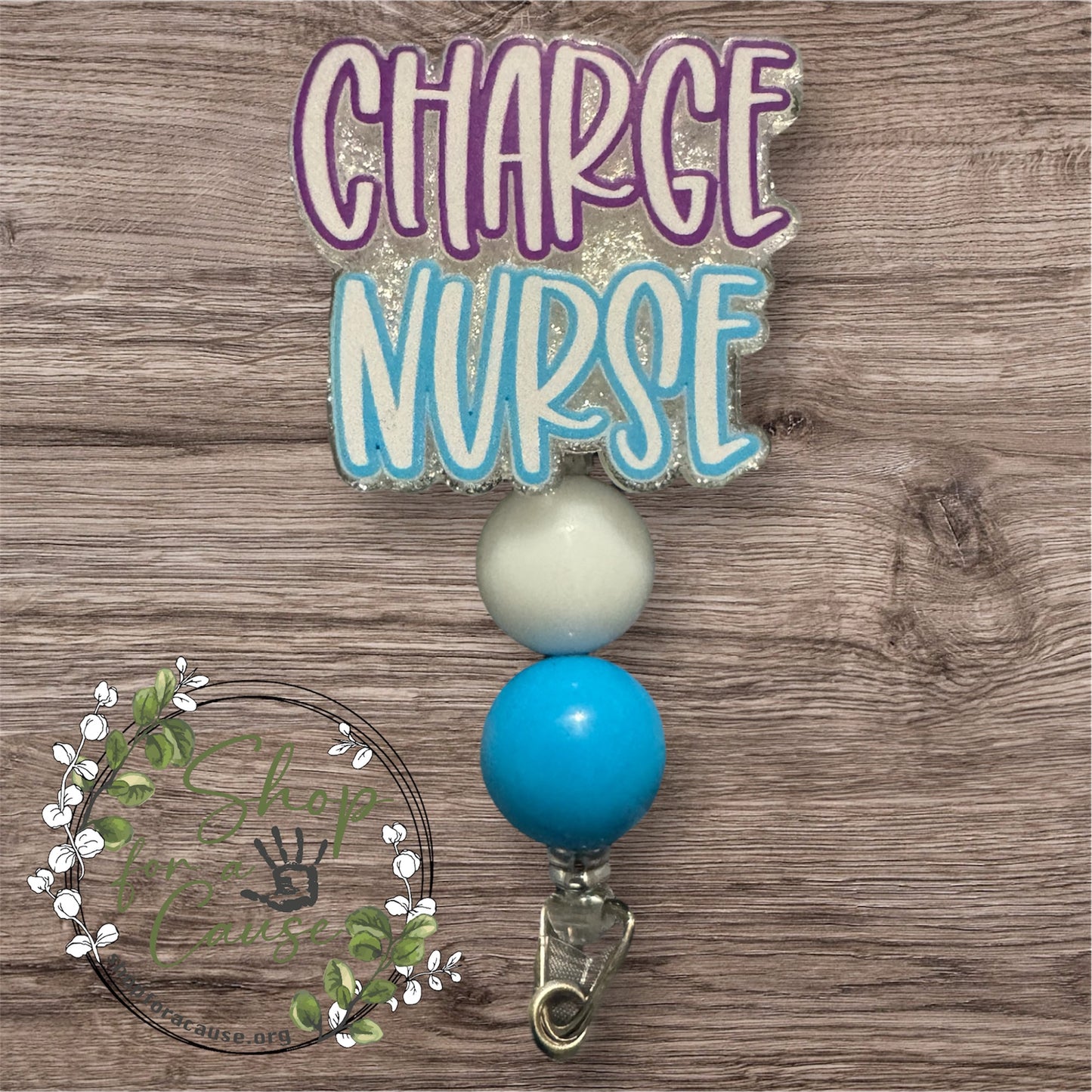 Charge Nurse Badge Reel