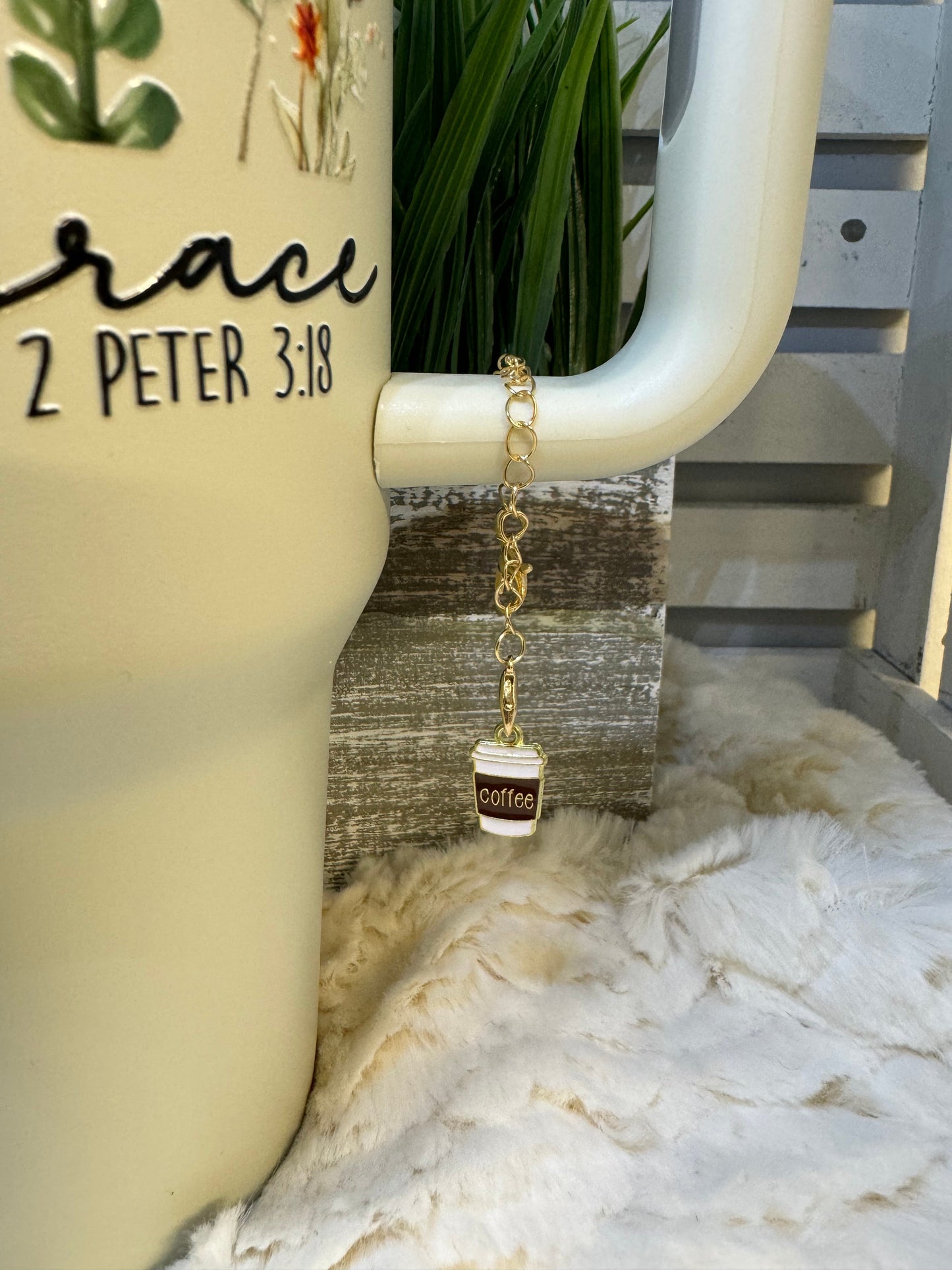 But first Pray Tumbler Charm