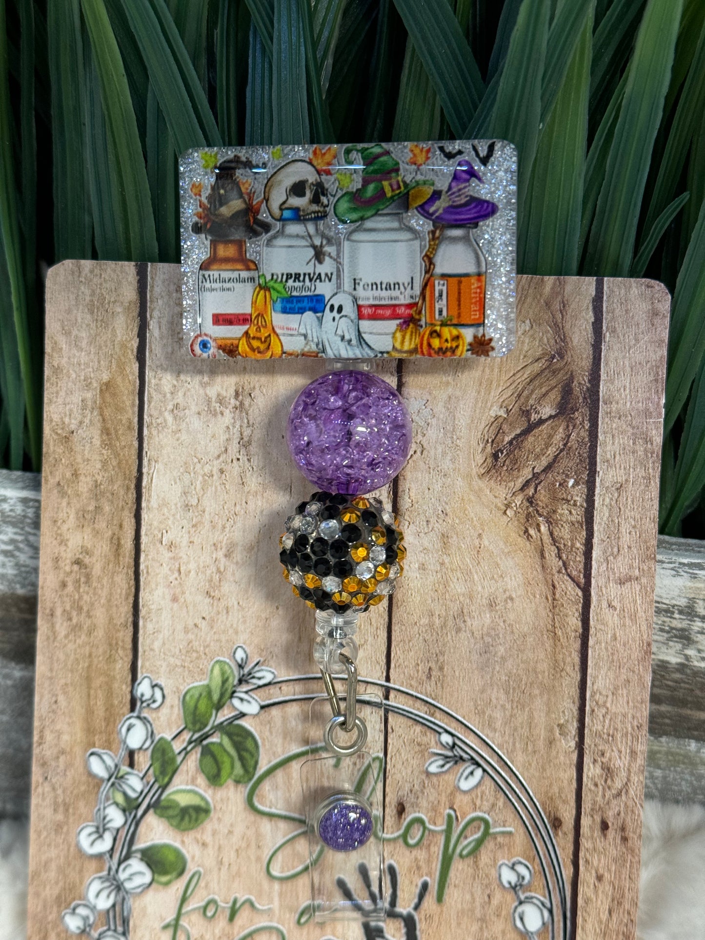 Pharmacy Halloween Badge Reel