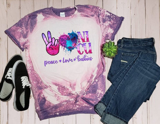 Peace Love NICU Shirt