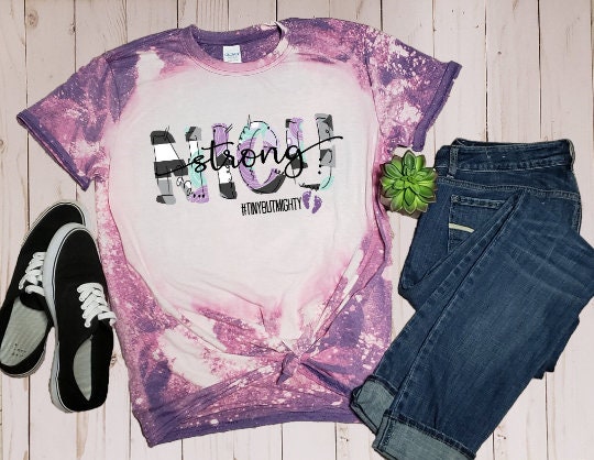 Floral NICU Strong Shirt