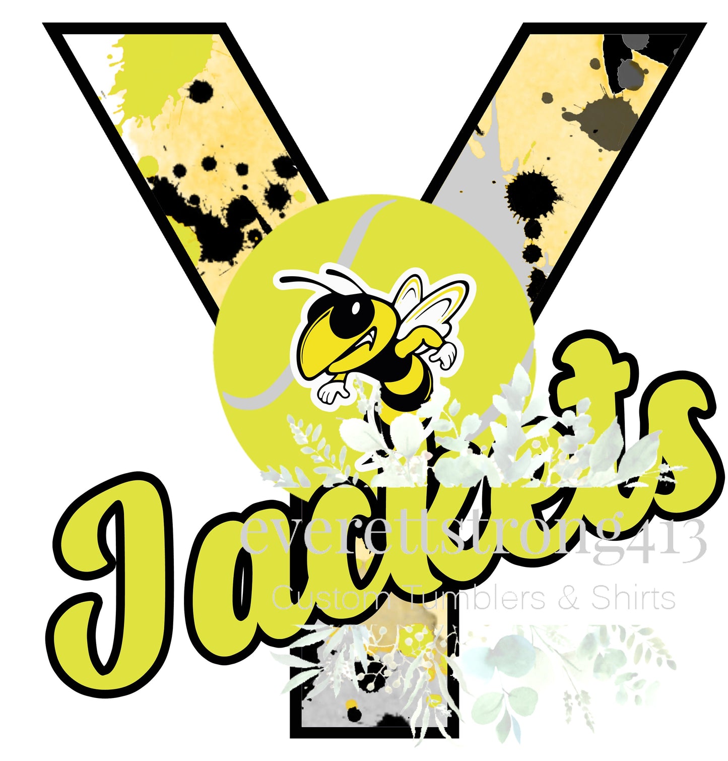 Yellow Jacket Tennis Digital File