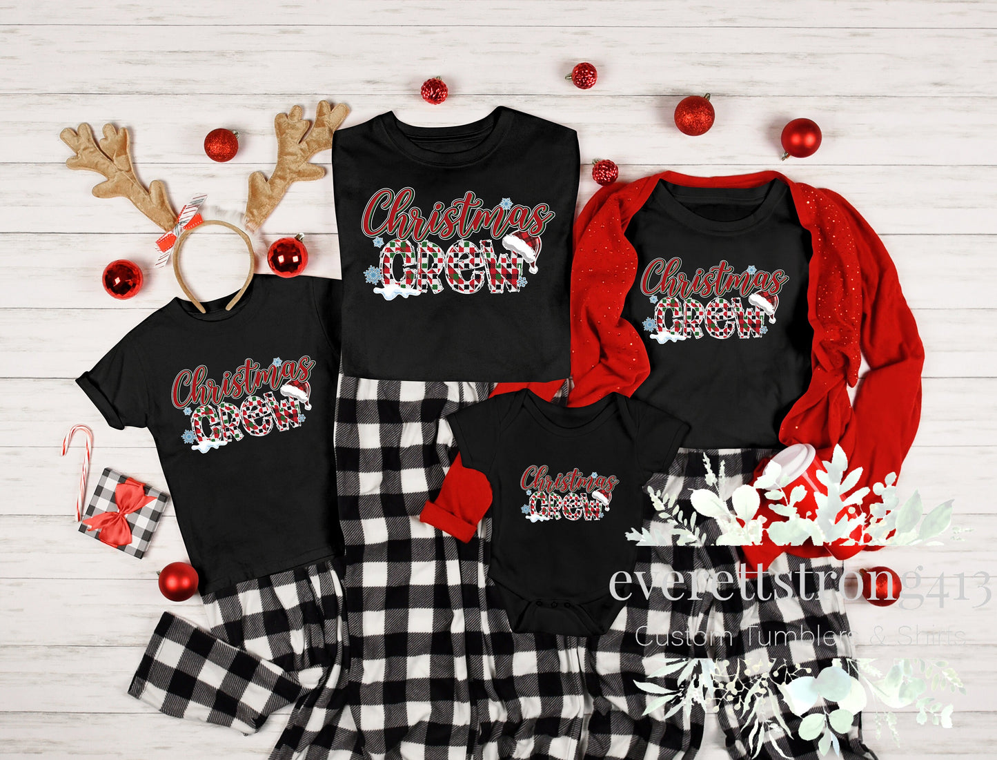 Christmas Crew Family Shirts