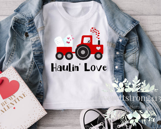 Hunting Love Red Tractor Toddler T-Shirt