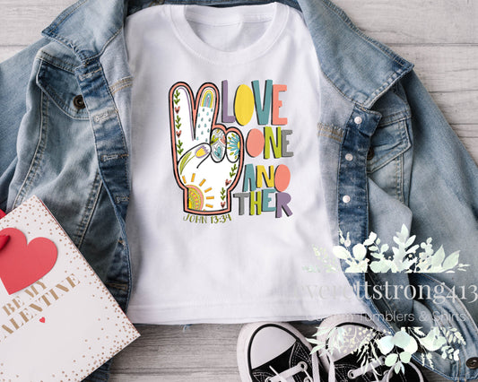Love One Another John 13:34 Toddler T-Shirt