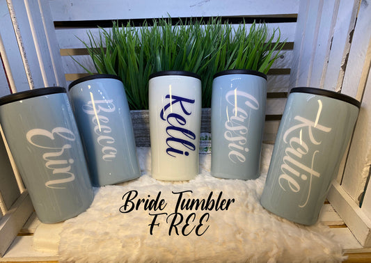 Bridal Party 4-in-1 Can Cooler