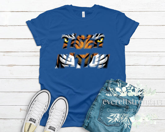 Tiger Nation Cutout T-Shirt
