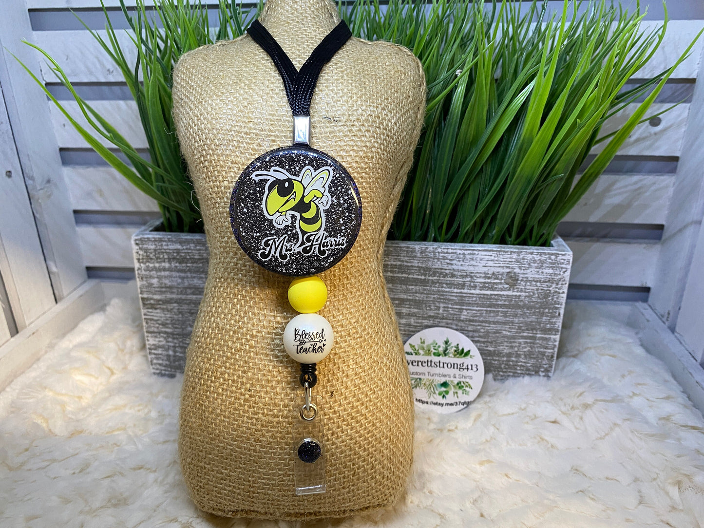 Jackets Honeycomb Lanyard with Retractable Reel