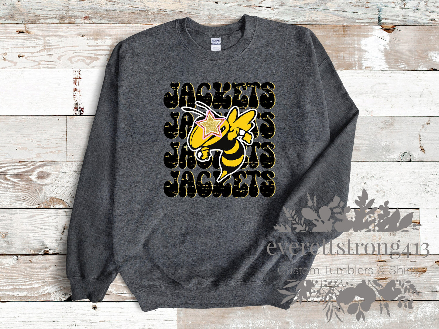 Jackets Stacked Crewneck Sweatshirt