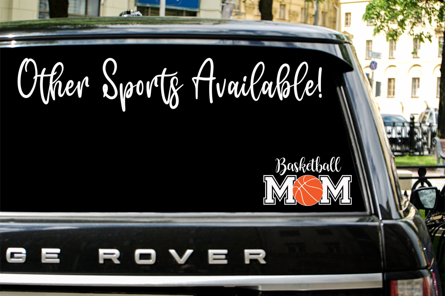 Sports Mom Car Decal