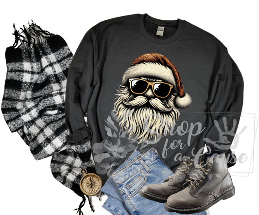 Cool Santa Crewneck Sweatshirt