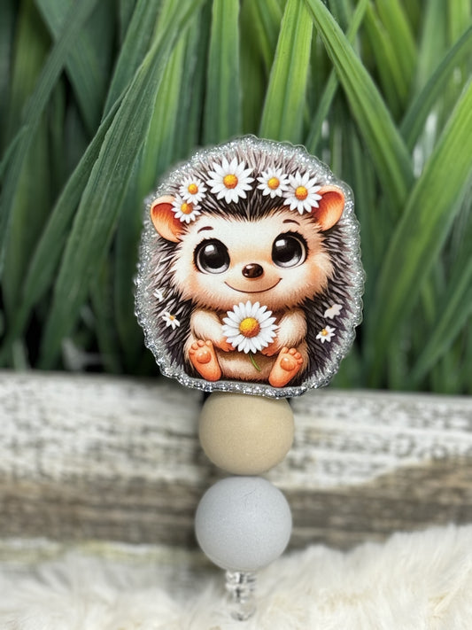 Cute Hedgehog Badge Reel