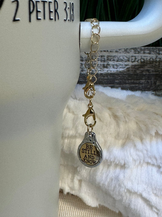 Be Still & Know Tumbler Charm