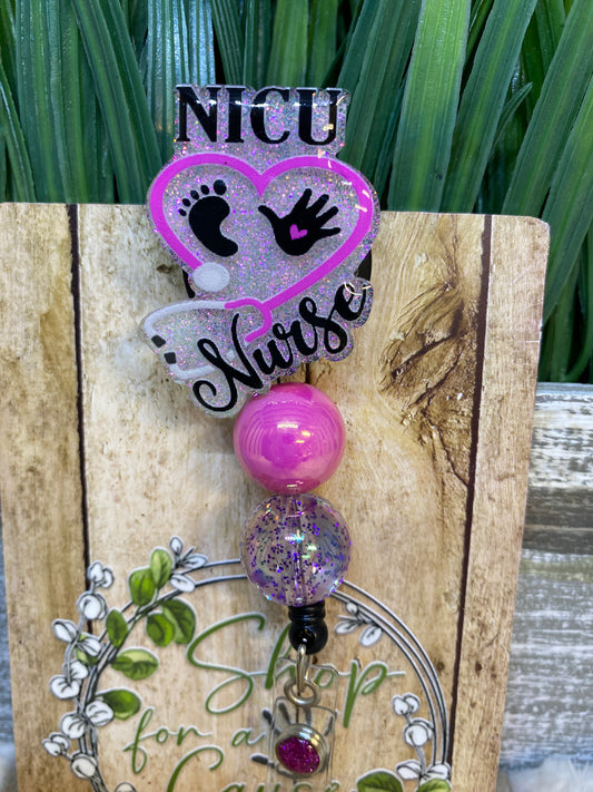 NICU Nurse Badge Reel