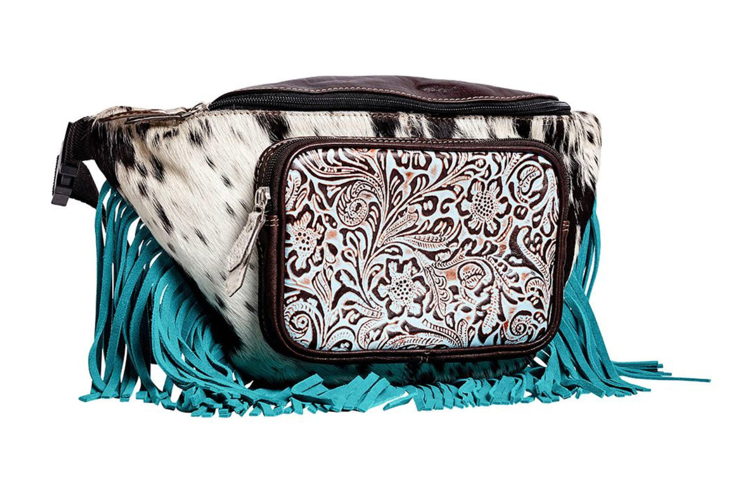 Myra fringe turquoise Fanny Pack