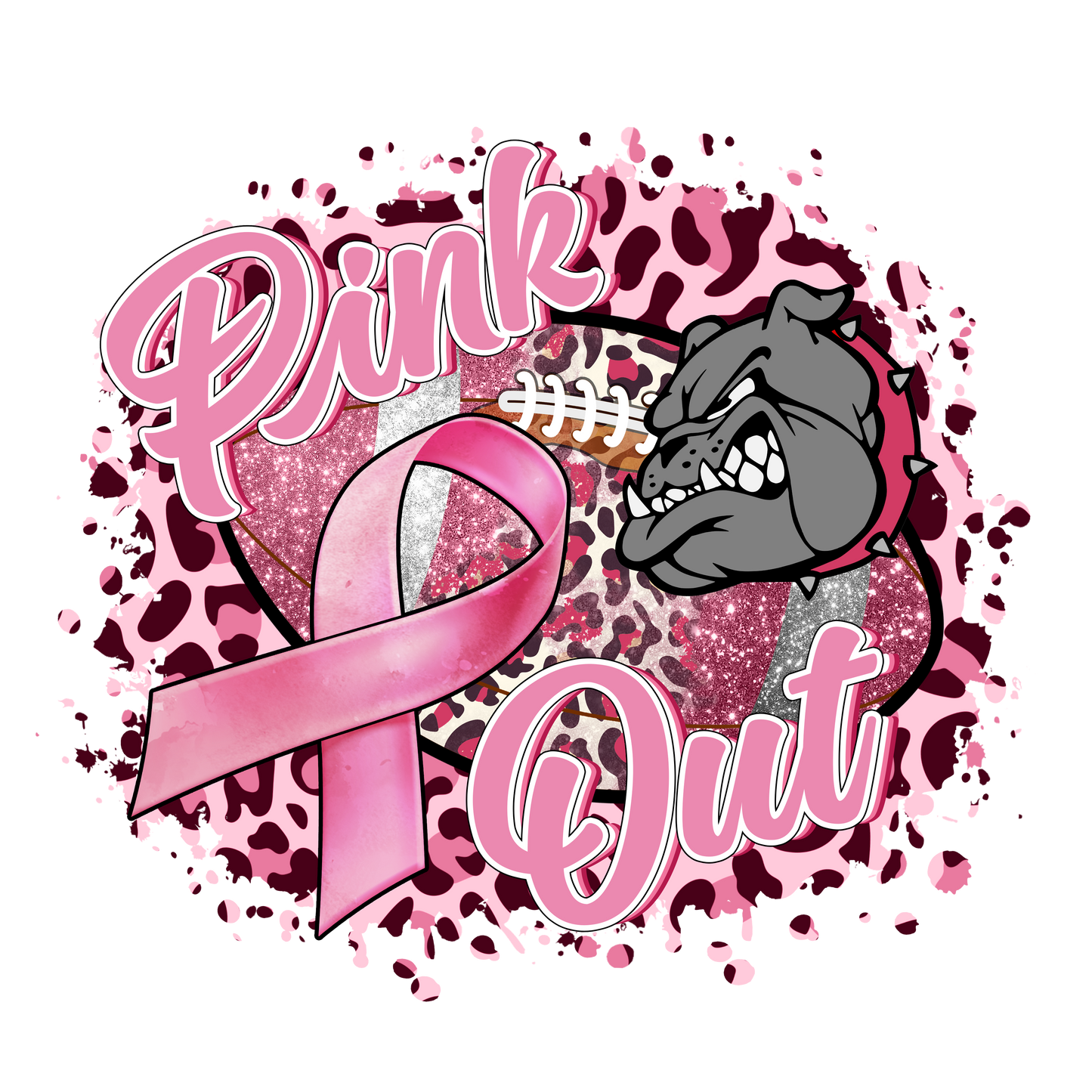 Pink Out Bulldogs Digital File