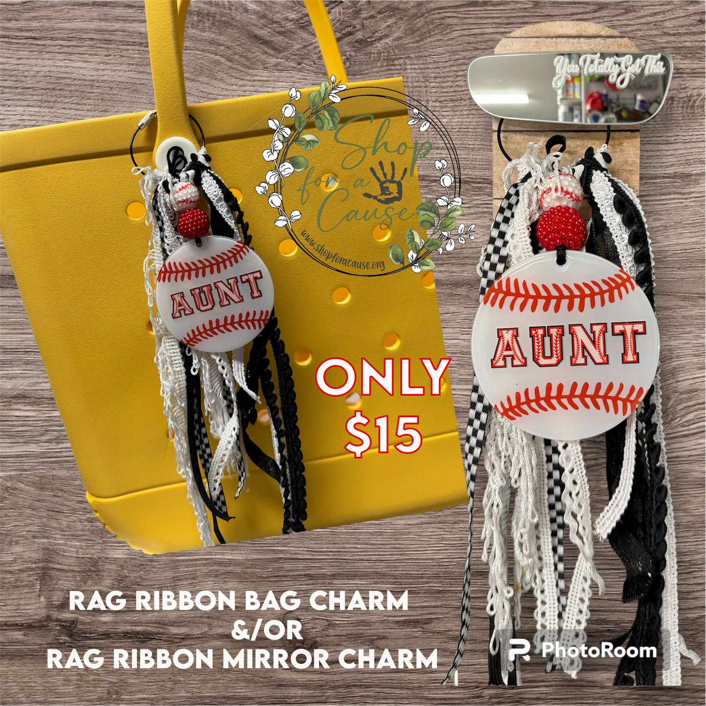 Rag Ribbon Bag Charm