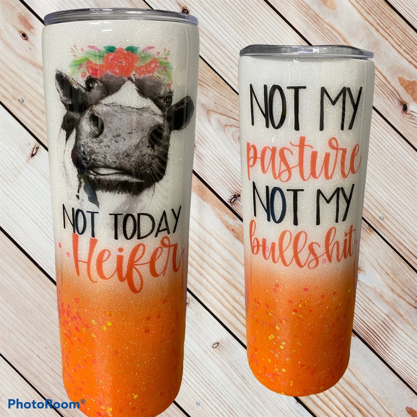 Not Today Heifer Epoxy Tumbler