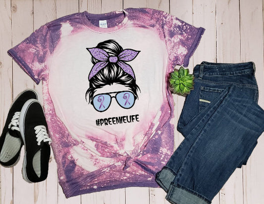 Preemie Life Messy Bun Shirt