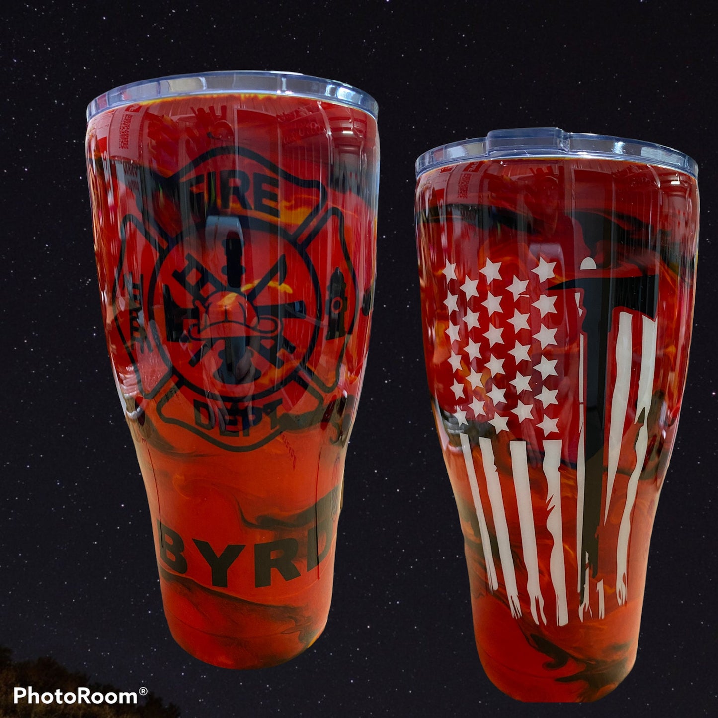 Firefighter Epoxy Tumbler