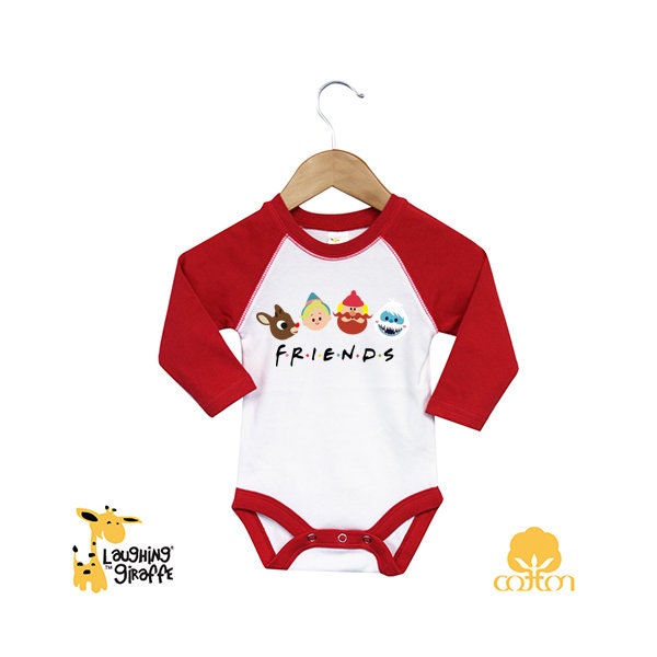 Rudolph & Friends Raglan Onesie