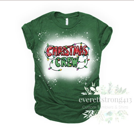 Christmas Crew Bleached Shirt