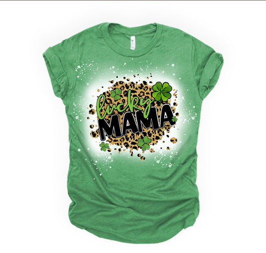 Lucky Mama Bleached Shirt