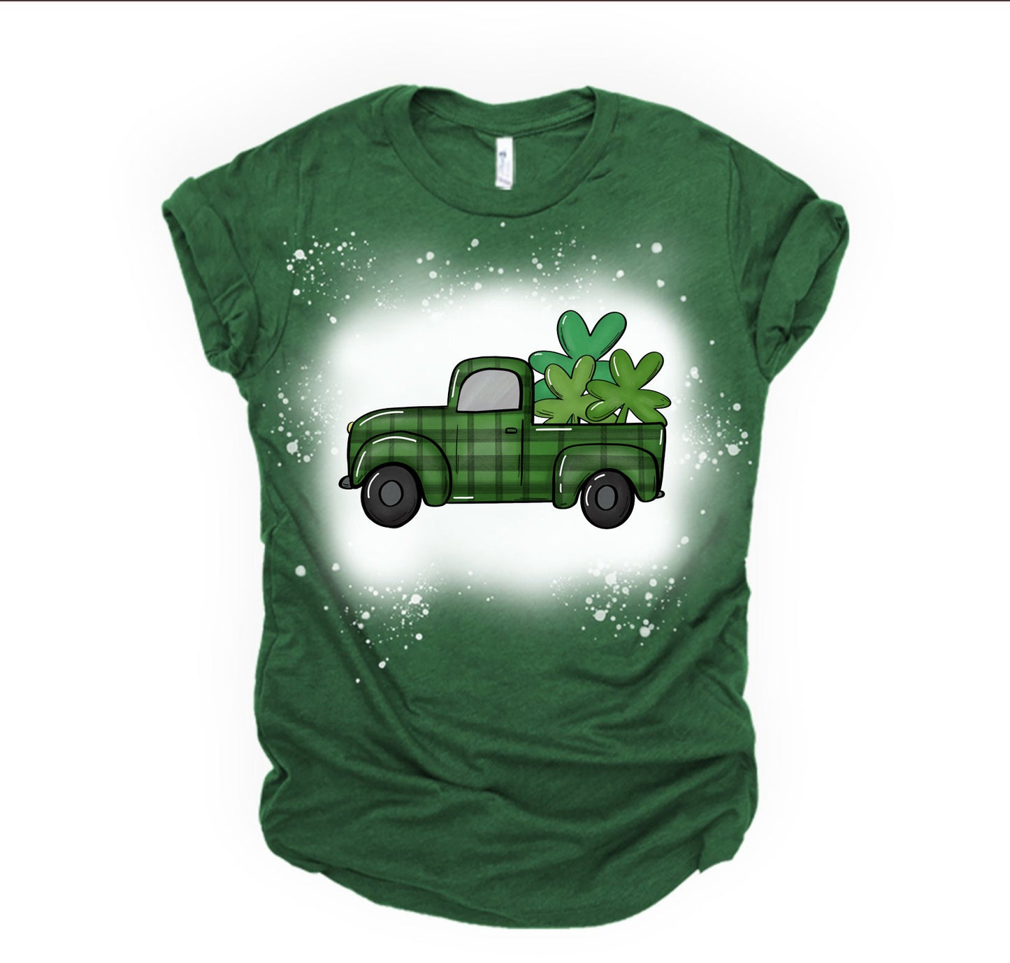 Shamrock Truck Bleached Shirt