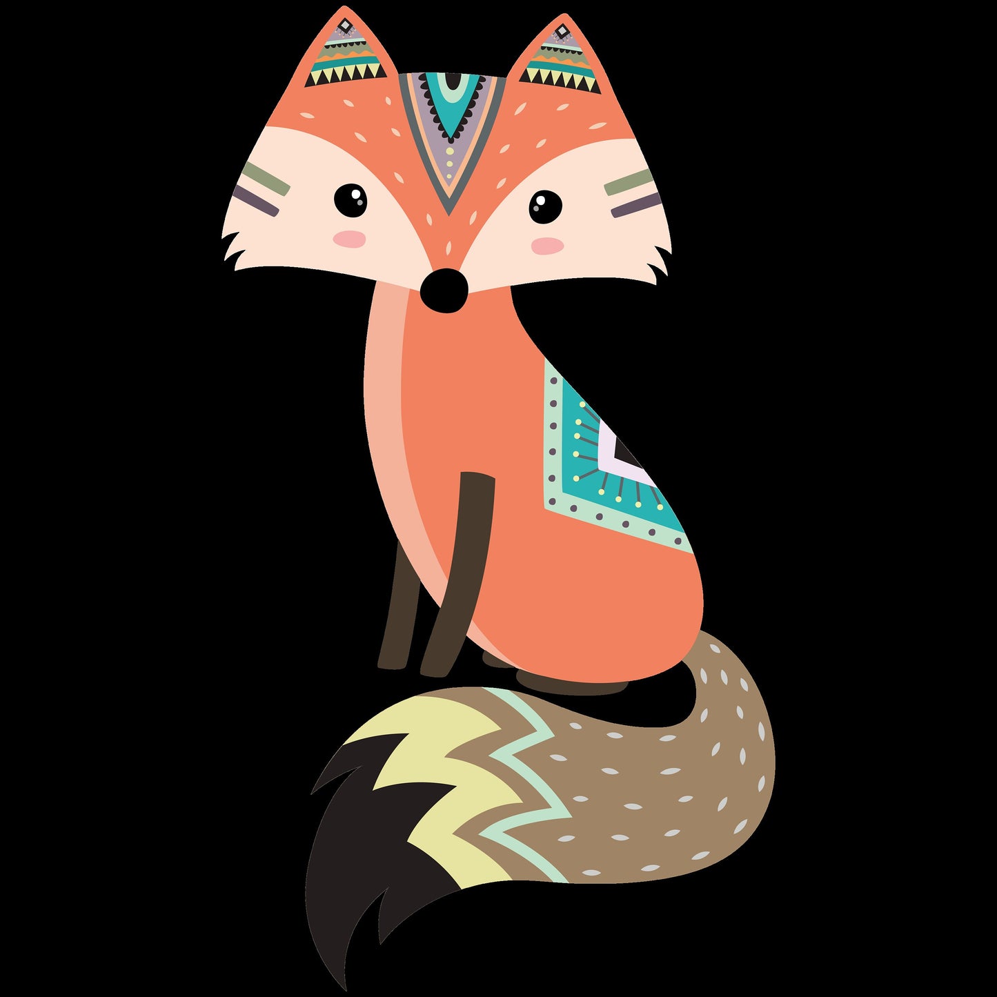 Personalized Woodland Creature Bib