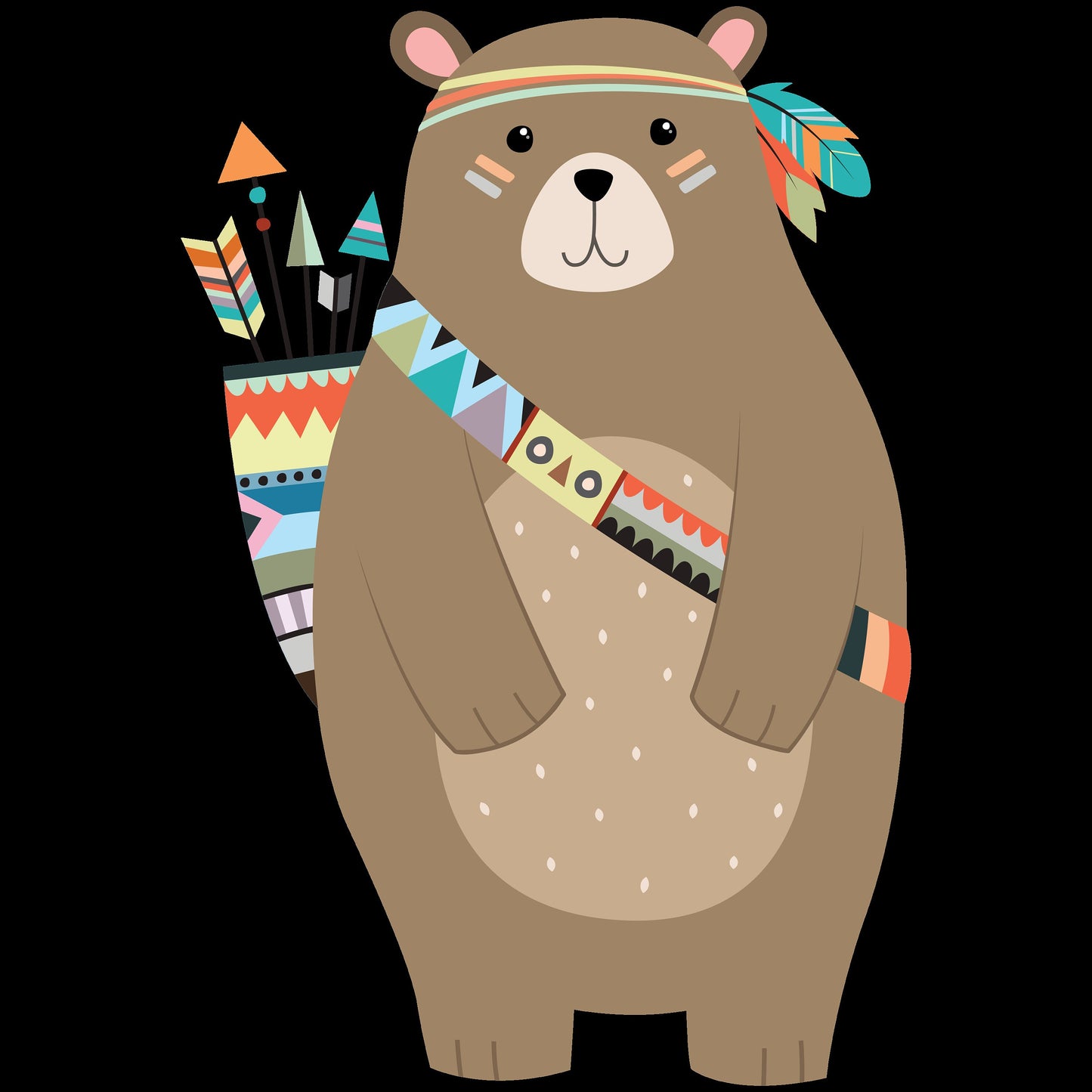 Personalized Woodland Creature Bib
