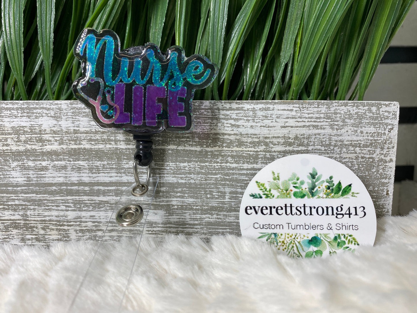 Nurse Life Badge Reel