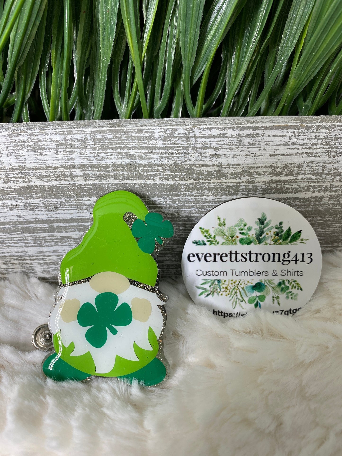 St. Patrick's Day Gnome Badge Reel