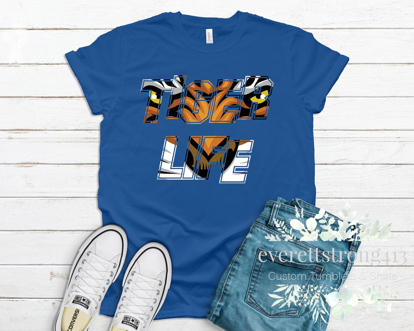 Tiger Life Cutout T-Shirt