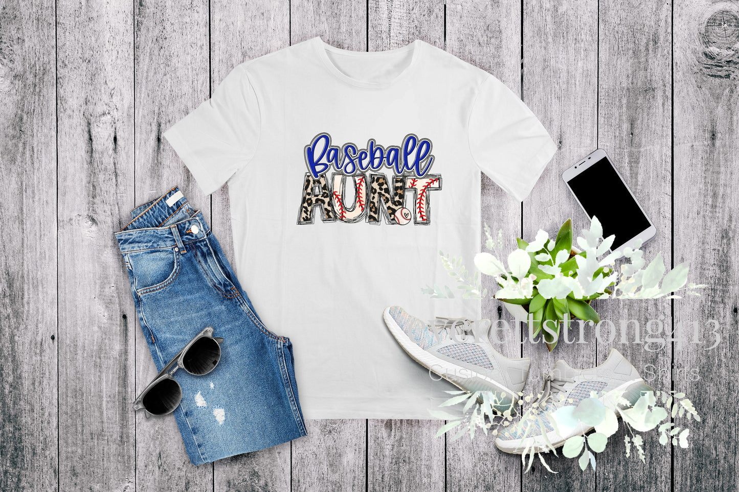 Baseball Aunt T-Shirt