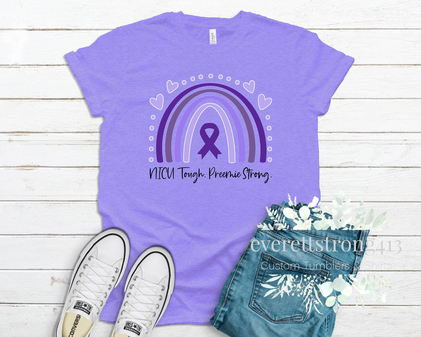 NICU Tough, Preemie Strong Tshirt