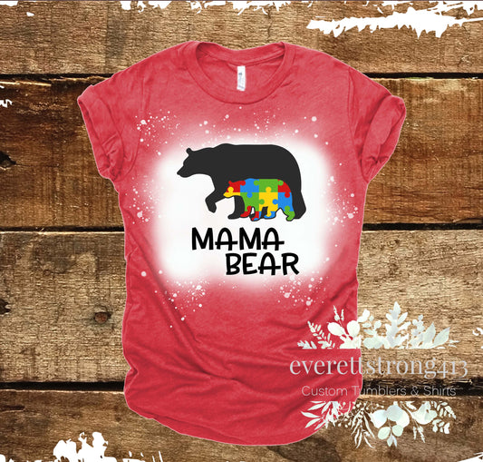 Mama Bear Bleached Shirt