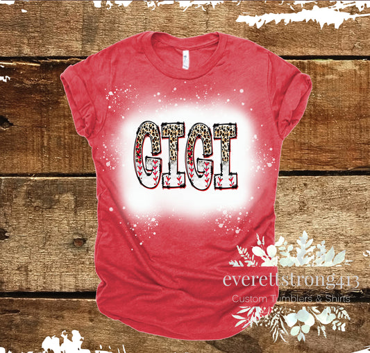 Baseball GiGi Bleached Shirt