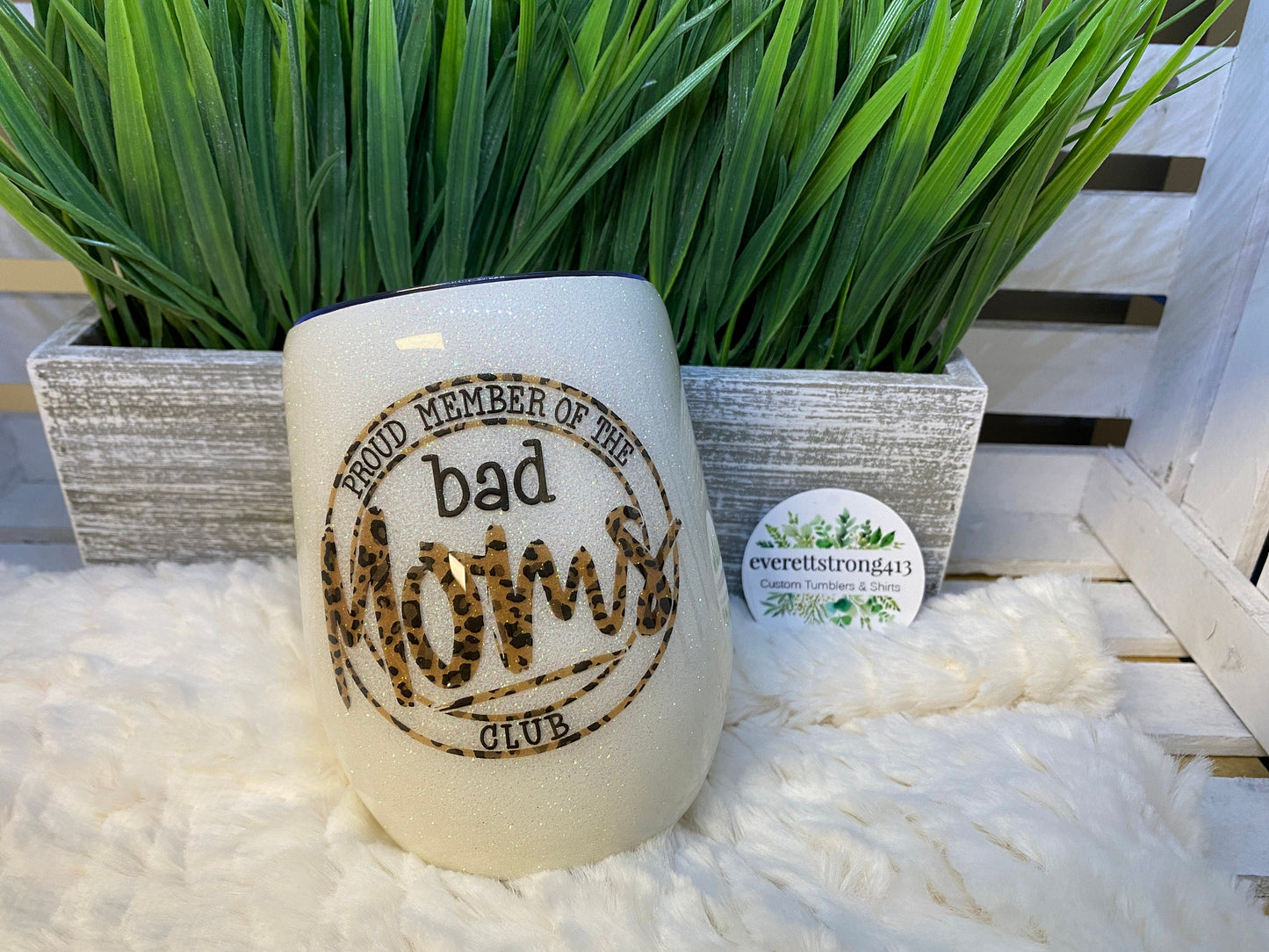 Bad Moms Club Cheetah Epoxy Tumbler