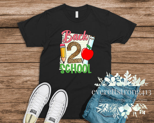 Back 2 School Cheetah T-Shirt