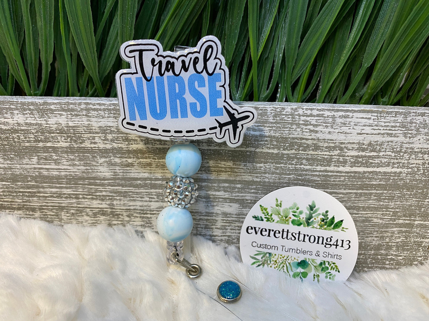 Travel Nurse Badge Reel