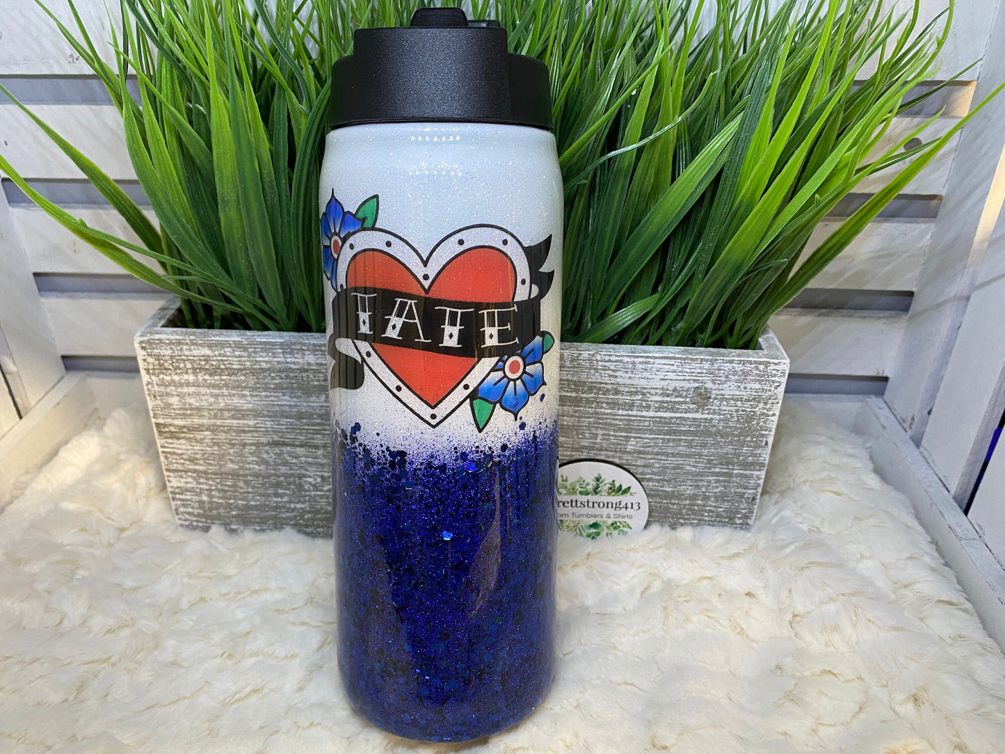 The Struggle is Part of the Story Epoxy Tumbler-CHD Awareness