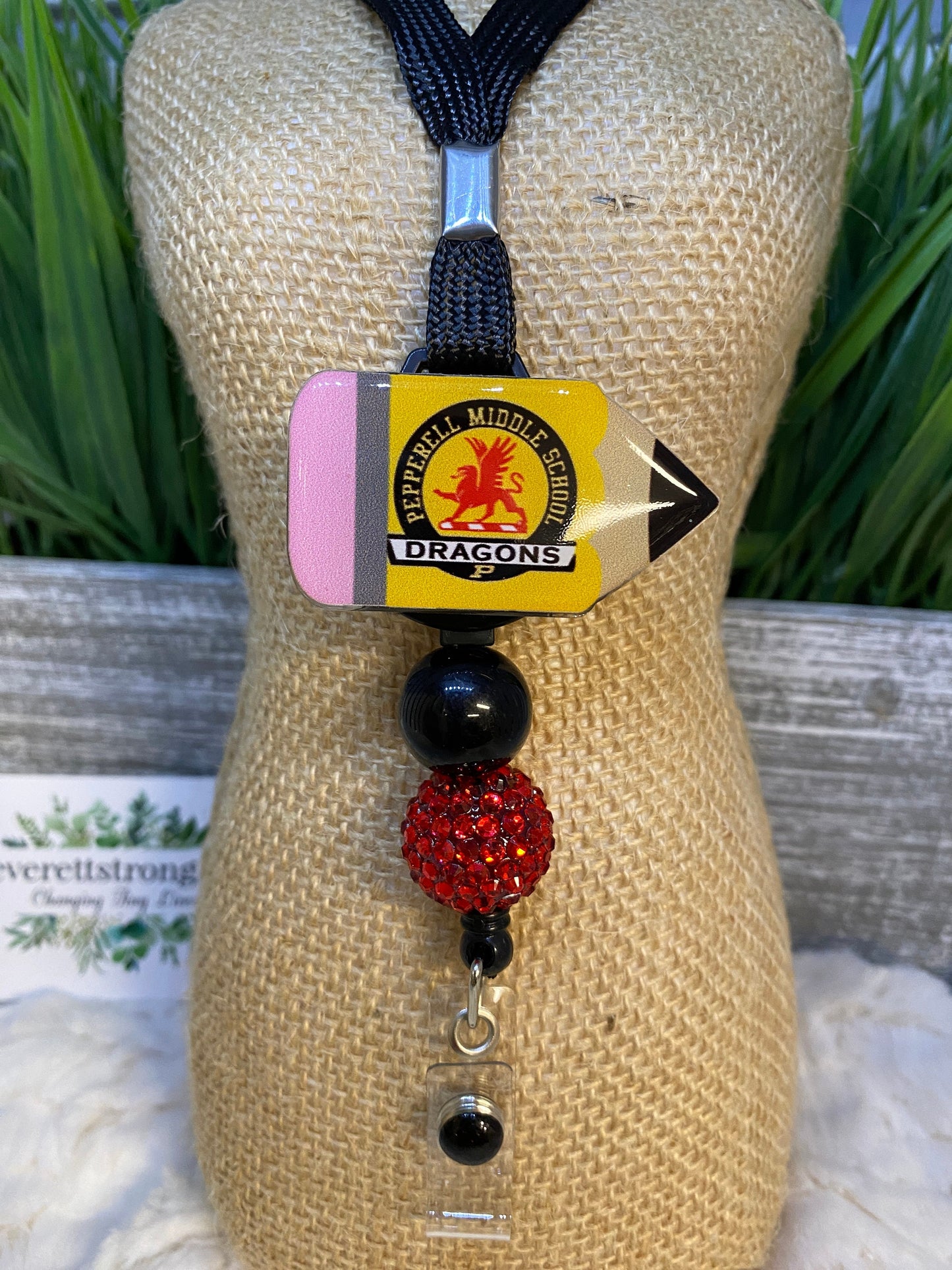 Dragons Pencil Lanyard with Retractable Reel